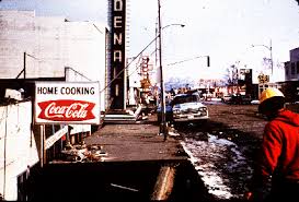 More than 50,000 square miles of the state was tilted to new elevation, and the resulting property damage disrupted the state's economy. 1964 Alaska Earthquake Damage Photos