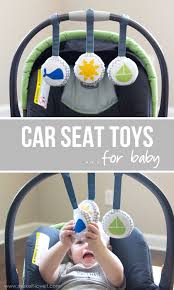 Diy Car Seat Toys For Baby Via Make It And Love It Baby Toys Diy Baby Boy Toys Diy Baby Stuff