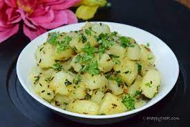 Potato Curry For Fasting Upvas Batata Bhaji A Happy Treat Recipe Beef Vegetable Stew Potato Curry Recipes