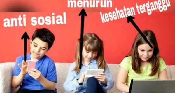 Hasil gambar untuk bahaya gadget"