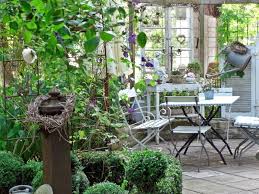 Blick Auf Die Terrasse Landliebe Cottage Garten Garten Und Wohnen Und Garten