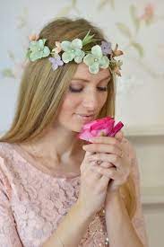 Mint Hydrangea Crown Bridal Floral Headband Woodland Crown Etsy Floral Bridal Headbands Flower Crown Wedding Floral Headbands