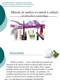 Aviz unitate propus proba aviz ore modalitate de aviz de. Metode De Analiza Si Control A Calitatii Produselor Cosmetice