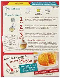 11 things you didn't know about betty crocker—delish. Betty Crocker Butter Recipe Yellow Cake Mix 15 25 Ounce Import It All
