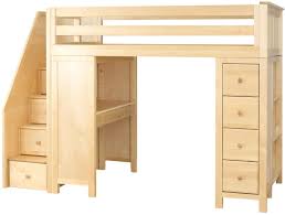 Amazon Com Plank Beam Staircase Combo Loft Bed Desk Dresser Natural Furniture Decor This loft bed with dresser and bookcase looks great while providing a practical sleep and storage solution in product type: plank beam staircase combo loft bed desk dresser natural