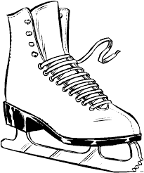 Schlittschuh Ausmalbild Malvorlage Comics