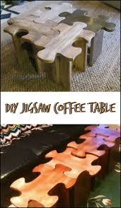 Jigsaw Coffee Table Coffee Table Woodworking Table Saw Woodworking Jigsaw