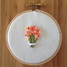 French Knot Art Buscar Con Google French Knot Embroidery Silk Ribbon Embroidery Hand Embroidery Designs