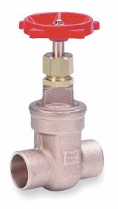 MILWAUKEE VALVE, 1/2 in, Bronze, Gate Valve - 1WEF2|115 1/2 ...