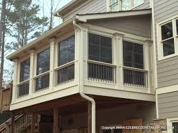 How Much Does It Cost To Build A Sunroom Addition Eze Breeze Three 3 Season Windows Sunroom Addition House With Porch Four Seasons Room