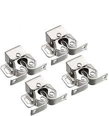 Works on any style cabinet. 4 X Roller Catch Cupboard Cabinet Door Latch Twin Double Catches Caravan Boat Buy Online In Antigua And Barbuda At Antigua Desertcart Com Productid 47934166