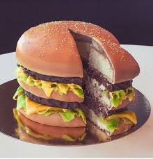 Birthday Cake Recipe For Men Fondant 37 Ideas Funny Birthday Cakes Hamburger Cake Funny Cake