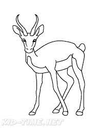 They have been known to reach speeds as high as fifty miles per hour. Gazelle Coloring Book Page Free Coloring Book Pages Printables Coloring Home