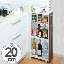 キッチン隙間収納 キッチンストッカー キッチン収納 バスケットワゴン 低 幅20cm 送料無料 スリム キッチン 収納 隙間収納 4904780164579 インテリアパレットヤフー店 通販 yahoo ショッピング 隙間収納 キッチン 収納 洗面所 収納