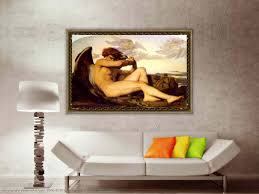 Academic classical painter and teacher. Fallen Angel 1847 By Alexandre Cabanel 1875 1889 France Reproductions Alexandre Cabanel Wahooart Com