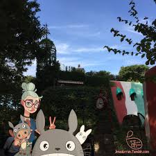 Outside The Studio Ghibli Museum This Is One Of The Only Photos I Have Of The Museum Since Photos Were Not Allow Character Design Ghibli Museum Japan Vacation