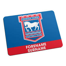 Men hvem er menneskene som har kjøpt ipswich town fc for 470 millioner kroner? Official Personalised Ipswich Town Fc Bold Crest Mouse Mat