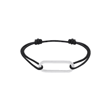 Fin bijoux 18 ct poinçon véritable blanc solide or léopard visage homme bracelet. Achat Bracelet Sur Cordon Dinh Van Maillon L En Or Blanc
