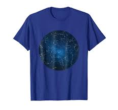 amazon com constellation map t shirt space astrology star