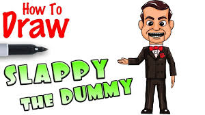 How To Draw Slappy The Dummy Goosebumps 2 Youtube Slappy The Dummy Goosebumps Goosebumps 2
