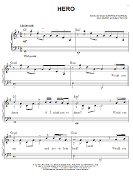 Перевод песни hero — рейтинг: Hero Piano Sheet Music By Enrique Iglesias Easy Piano