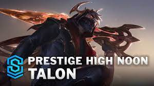 Prestige High Noon Talon Skin Spotlight - League of Legends - YouTube