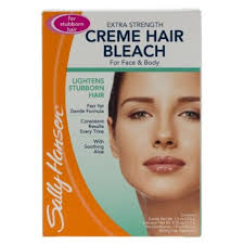 Lightens even the darkest hair. Buy Sally Hansen Extra Strength Creme Hair Bleach For Arms Legs Face 1 Kit In Cheap Price On Alibaba Com