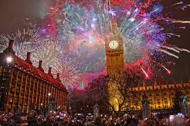 New Years Eve 2012 New Year Fireworks Fireworks Big Ben