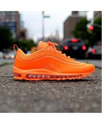 Black And Orange Air Max 97 Air Max 97 Hyperfuse Highlighter Orange Trainers Looks Low Key And Full Of History Of Heavy Feeling Shoes Color Is Also Nike Air Max 97 Nike Air Max Nike Air