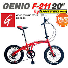 Currently 3 united bikes are available for sale in indonesia. Genio F211 20 2020 Sepeda Lipat Folding 7 Speed By United Bike Shopee Indonesia