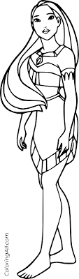 The characters of pocahontas and john smith actually existed, but the real story is quite far from that of disney. Pocahontas Coloring Pages Coloringall