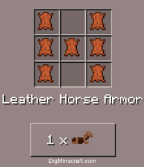 Craft Leather Horse Armor In Minecraft Pe 0 15 0 And More Crafting Recipes Minecraft Crafting Recipes Minecraft Crafts Crafting Recipes