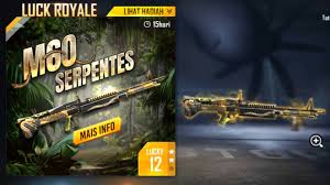 Free fire merupakan salah satu game battle royale yang terkenal di berbagai penjuru dunia. Bocoran Weapon Royale Terbaru Free Fire M60 Serpents Maret 2021 Retuwit