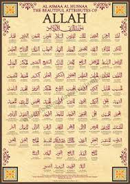 The guide, infallible teacher, and knower. 99 Names Of Allah With English Translation Dawateislami Flickr