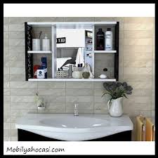 Banyo dolabı ece 100 cm. Aynali Banyo Dolabi Takimi Modelleri Lavabo Ustu