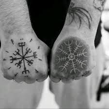 Maybe you would like to learn more about one of these? Tattoo Uploaded By Olaf Olafson Vegvisir I Aegishjalmur Dotwork Poland Warsaw Inkfetishstudio Viking Hands 371162 Tattoodo