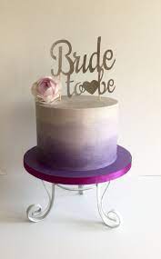 Ombre Buttercream Bridal Shower Cake Bridal Shower Cake Topper Bridal Shower Cakes Bachelorette Cake