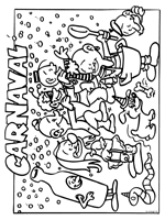 Collectie kleurplaten verzameld door m jacobsstrous op welkenl. 46 Kleurplaten Van Carnaval