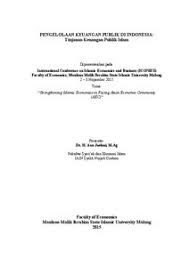We did not find results for: Pengelolaan Keuangan Publik Di Indonesia Tinjauan Keuangan Publik Islam Munich Personal Repec Archive