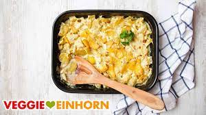 Den blumenkohl waschen und die blätter entfernen. Veganer Blumenkohlauflauf Einfach Und Lecker