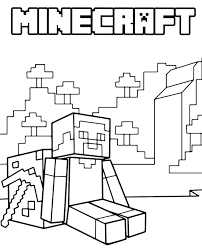 See more ideas about minecraft, minecraft coloring pages, minecraft printables. Coloring Sheet Steve Is Resting After Work To Print And Download