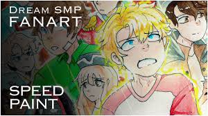 Guess the dream smp member by fanart! Dream Smp Watercolor Speedpaint Fanart Youtube