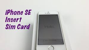If you're having difficulty ejecting the sim tray, take your device to your carrier or an apple store for help. Iphone Se Basics Inserting Sim Card Youtube