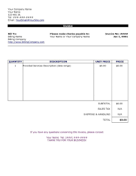Sample Of Billing Invoice Invoice Template Word Invoice Template Word Template Design