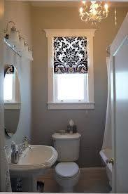 13 ideas for bathroom window treatments over bathtubs you probably have noticed that your beautiful window above the bathtub is bare. Small Window Big Statement Bathroom Window Curtains Small Bathroom Window Bathroom Window Coverings