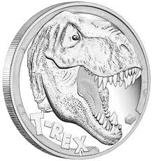 Tyrannosaurus Rex 5oz Silver Coin Proof Tuvalu 2017 From The Perth Mint Silver Coins Coins Tyrannosaurus Rex