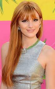 Bella Thorne Long Hairstyle Strawberry Blonde Hair With Bangs Pretty Designs Blonde Hair With Bangs Strawberry Blonde Hair Long Hair Styles
