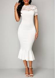 Pin By Latoya Stewart On Elegant Dresses In 2020 White Sheath Dress Cheap White Dress Shop Casual Dresses