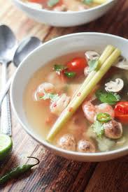 Thai Tom Yum Soup With Shrimp The Wanderlust Kitchen Tom Yum Soup Tom Yum Soup Recipe Thai Tom Yum Soup