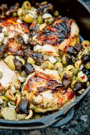 Dutch Oven Chicken Marbella Recipe Chicken Marbella Oven Chicken Dutch Oven Recipes